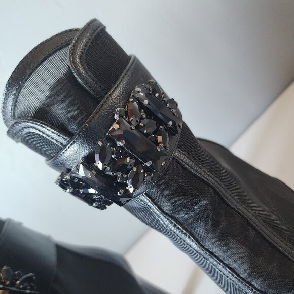 Karl Lagerfeld Mesh Bootie "NEW" - Picture 4 of 16